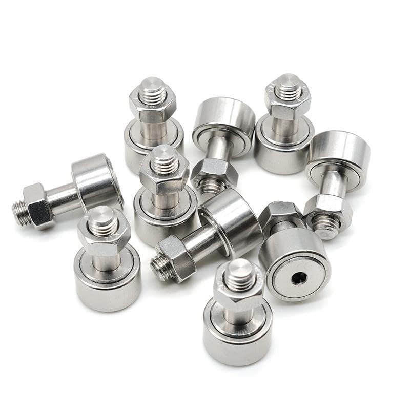 AXK 1Pcs CF5 (KR13) SUS304 Cam Follower Needle Roller Bearing, M5X13X23mm Miniature Track Roller - Image 5